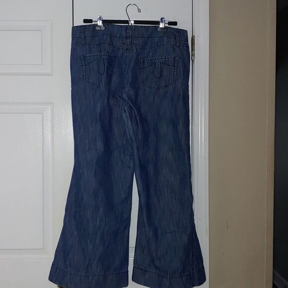 Drama  jean denium jacket and wide leg jean set  NWOT - Picture 6 of 12